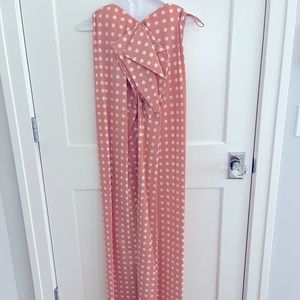 Caroline Constas Kaia Dress blush/white polka dot